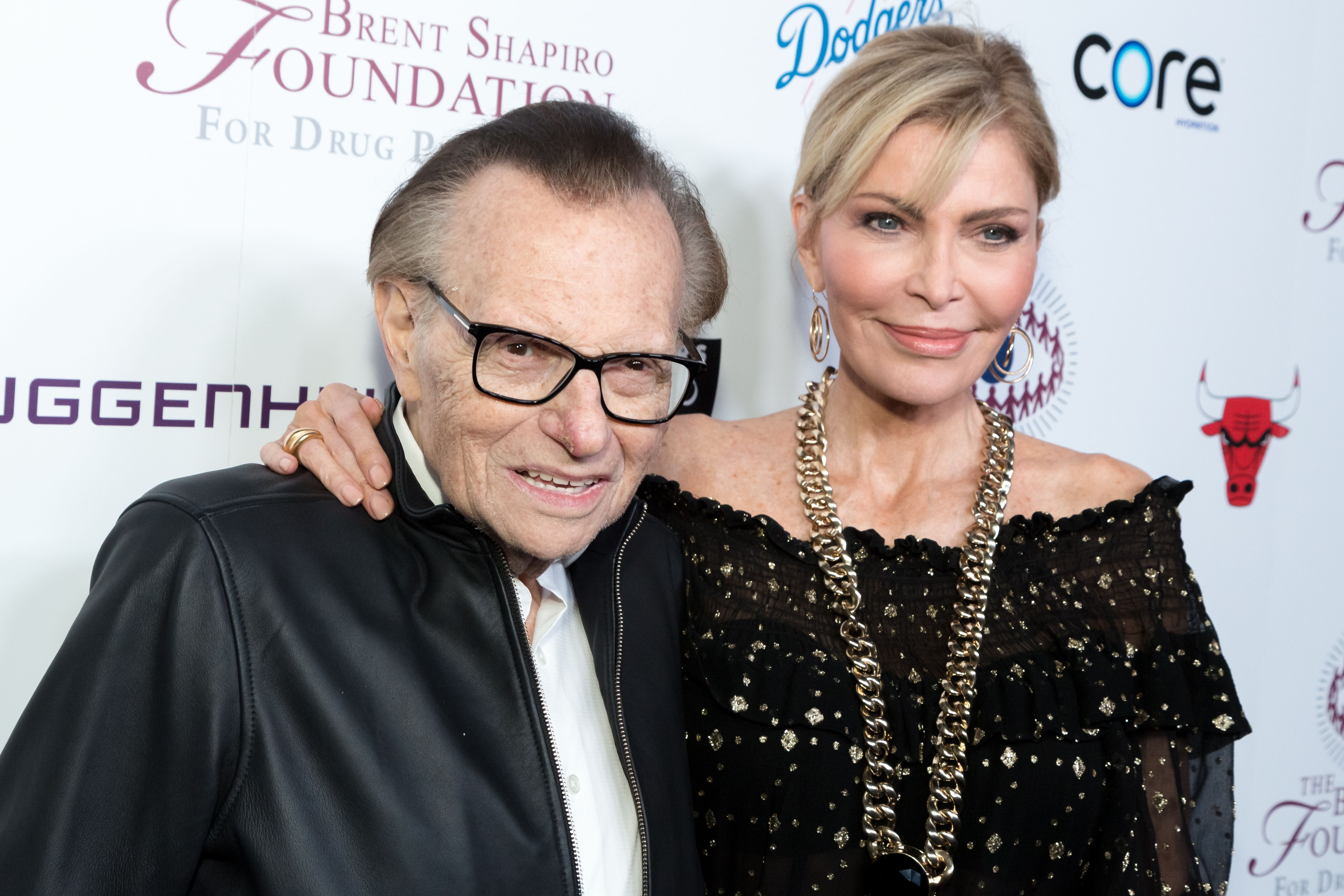 BEVERLY HILLS, CALIFORNIA - SEPTEMBER 07: Larry King and Shawn King attend The Brent Shapiro Foundation Summer Spectacular on September 7, 2018 in Beverly Hills, California. (Photo by Greg Doherty/FilmMagic)