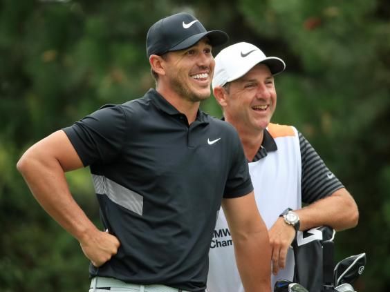 Brooks Koepka is two shots behind Justin Thomas entering Thursday (Getty)