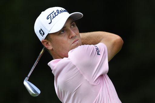 Thomas loses cushion, shares lead in Tour Championship